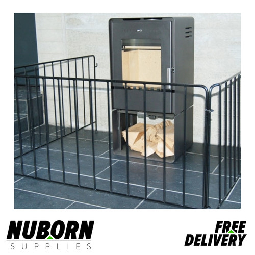 Fireplace hearth fence - fireplace,